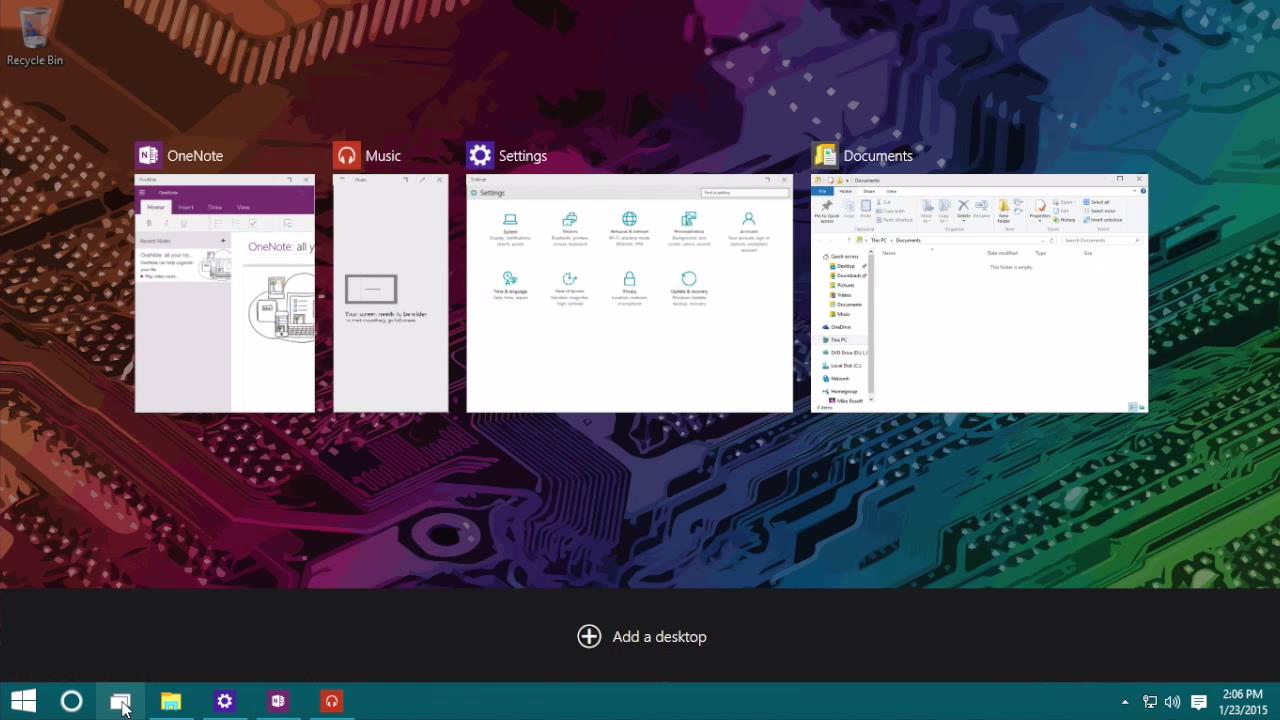 Windows 10 Demo Technical Preview Build 9926